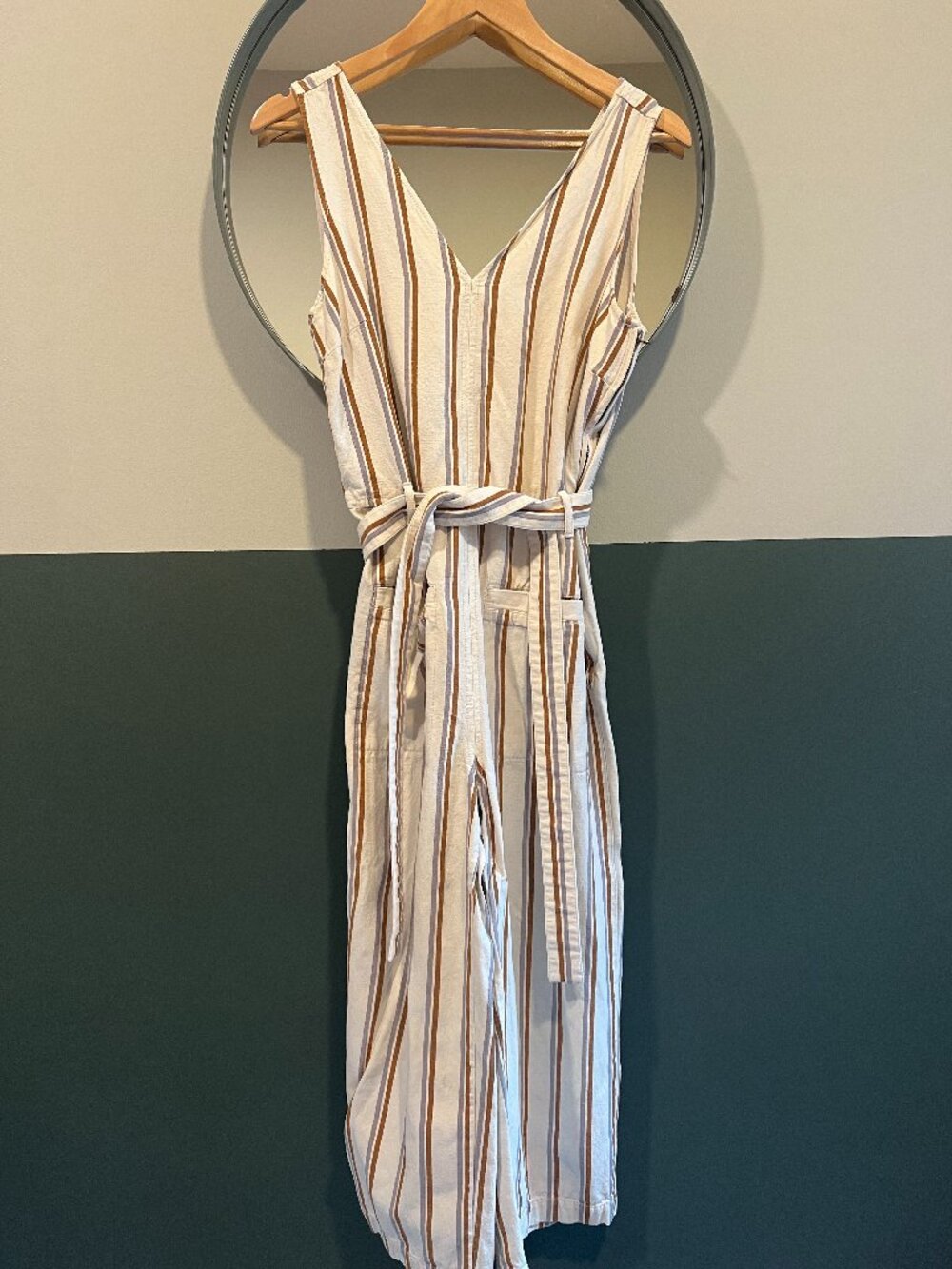 Striped Pull-On Jumpsuit – M – Madewell
